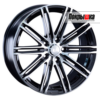 LS Wheels LS-848 (BKF) 6.0J R14 4x100 ET-4 Dia-73.1