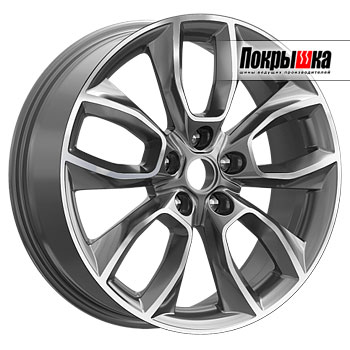 Premium Series KP001 (Diamond Gloss Graphite) 7.0J R18 5x112 ET-43 Dia-57.1