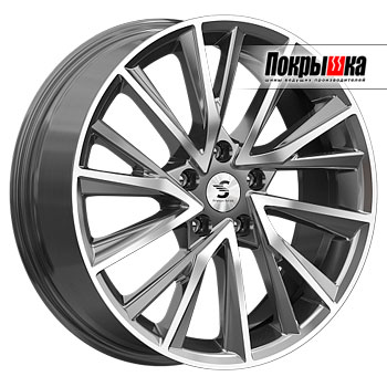 Premium Series KP010 (Diamond Gloss Graphite) 7.5J R18 5x112 ET-4 Dia-57.1