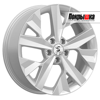 Premium Series KP011 (Elite Silver) 7.5J R18 5x112 ET-4 Dia-57.1