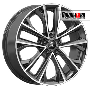 Premium Series KP012 (Diamond Black Gris) 7.0J R18 5x108 ET-36 Dia-65.1