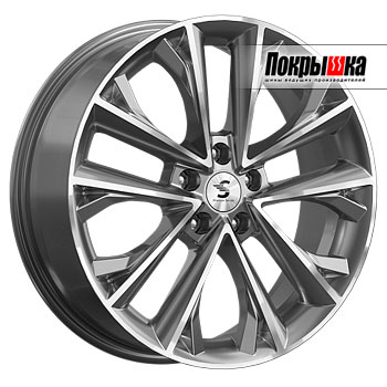 Premium Series KP012 (Diamond Gloss Graphite) 7.0J R18 5x114.3 ET-4 Dia-66.1