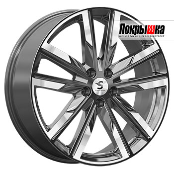 Premium Series KP014 (Diamond Gloss Graphite) 8.0J R20 5x114.3 ET-4 Dia-67.1