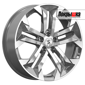 Premium Series KP015 (Diamond Gloss Graphite) 7.5J R19 5x108 ET-47 Dia-60.1