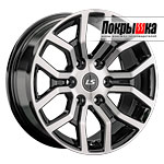 LS Wheels LS-1367 (BKF) 8.5x17 6x139.7 ET-25 DIA-106.1