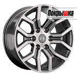 LS Wheels LS-1367 (GMF) 8.5x17 6x139.7 ET-30 DIA-100.1