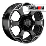 LS Wheels LS-310 (BKL) 8.0x18 6x139.7 ET 36 DIA 100.1