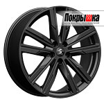 Premium Series KP014 (Fury Black) 8.0x20 5x108 ET-36 DIA-65.1