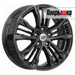 Wheels UP Up106 (New Black) 7.0x17 5x114.3 ET-45 DIA-67.1 для RENAULT Megane Coupe III 1.4 Tce