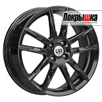 Wheels UP Up107 (New Black) 6.5x17 4x100 ET-41 DIA-60.1 для OPEL Corsa C 1.2i